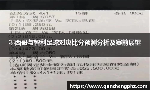 墨西哥与智利足球对决比分预测分析及赛前展望
