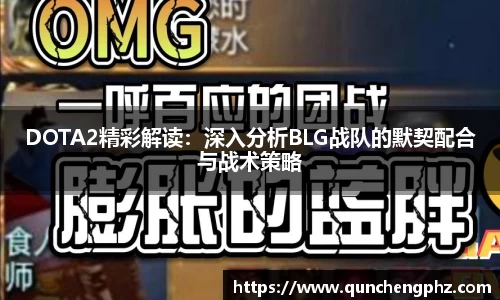 DOTA2精彩解读：深入分析BLG战队的默契配合与战术策略